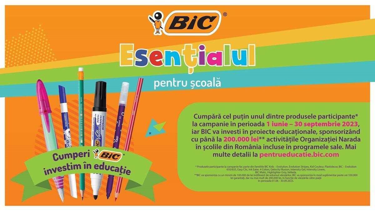 BIC investeste in Educatie